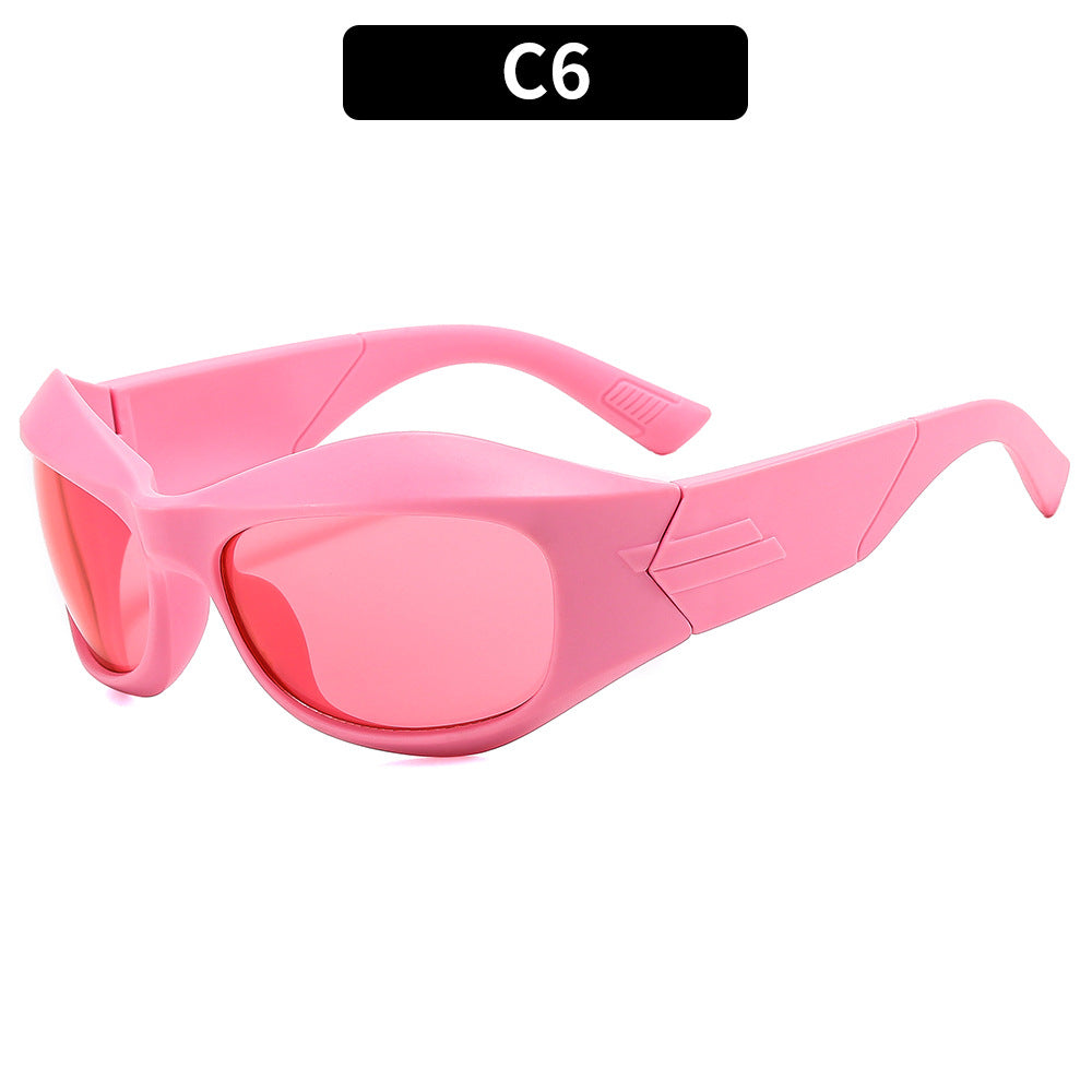Venta al por mayor PC Futurista Hip Hop Babes Gafas de sol